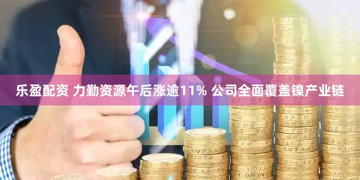 乐盈配资 力勤资源午后涨逾11% 公司全面覆盖镍产业链
